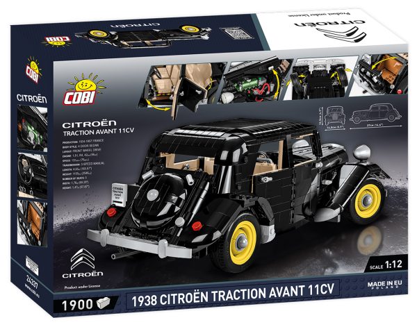 COBI 24337, 1938 Citroën Traction Avant 11C