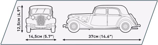 COBI 24337, 1938 Citroën Traction Avant 11C