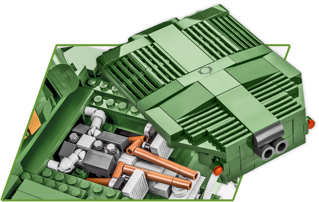 COBI 2563, M26 Pershing & 3-inch M5 gun (executive edition, 5 Minifigs)