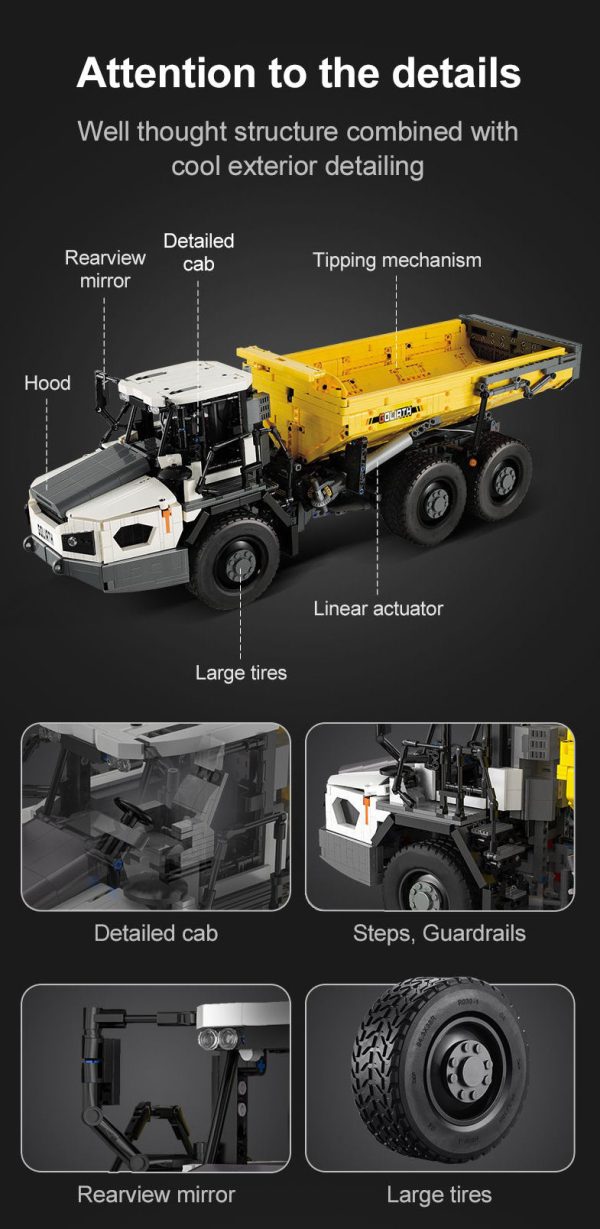 CaDA C61054W – Articulated Dump Truck