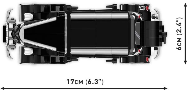 COBI 2267, 1938 Citroën 15cv Six D.