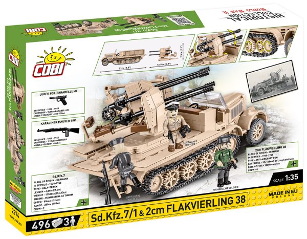 COBI 2274, SD. kfz 7 1&2cm Flakvierli - Executive Edition