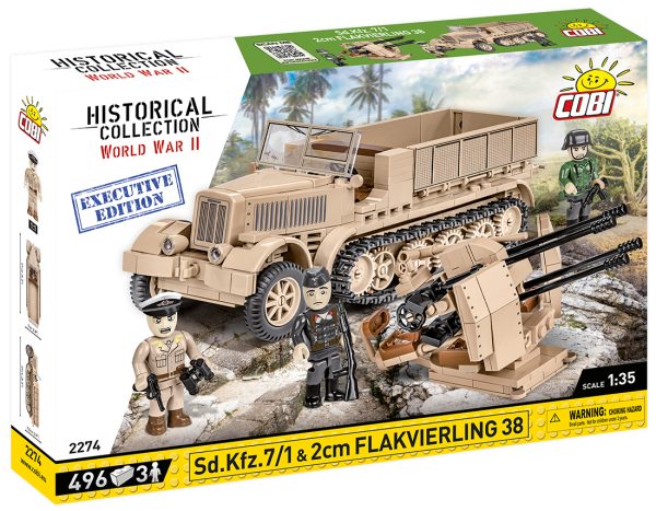 COBI 2274, SD. kfz 7 1&2cm Flakvierli - Executive Edition