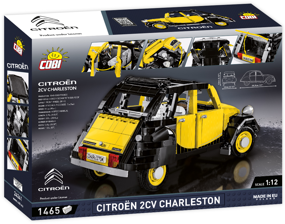 COBI 24341 Citroen 2CV Cherleston - 1450 deler fra
