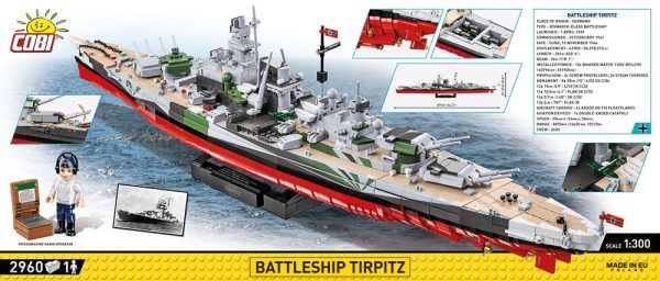 COBI 4838, Battleship Tirpitz Ld. E. - Executive Edition