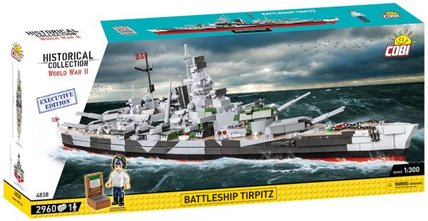 COBI 4838, Battleship Tirpitz Ld. E. - Executive Edition