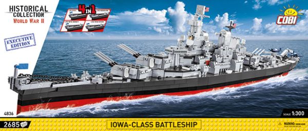 COBI 4836, IOWA-Class Battleship - Executive Edition