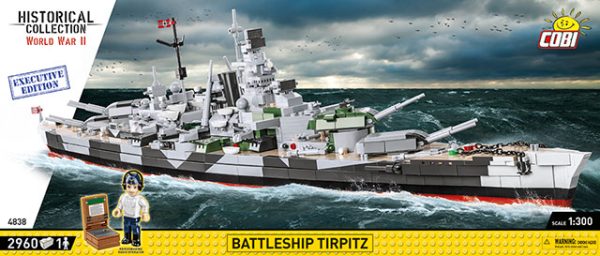 COBI 4838, Battleship Tirpitz Ld. E. - Executive Edition