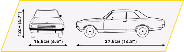 COBI 24345, Opel Rekord C Coupe