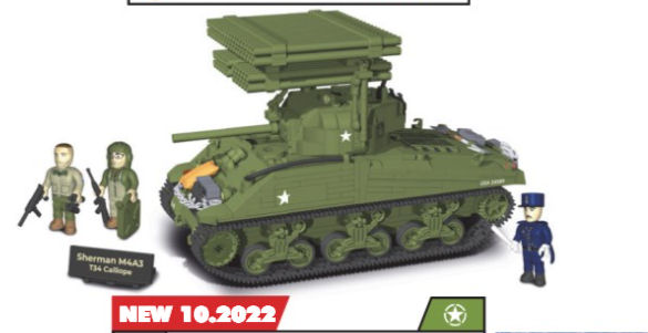 COBI 2569, M4A3 Sherman with T34 Calliope (Executive Edition)