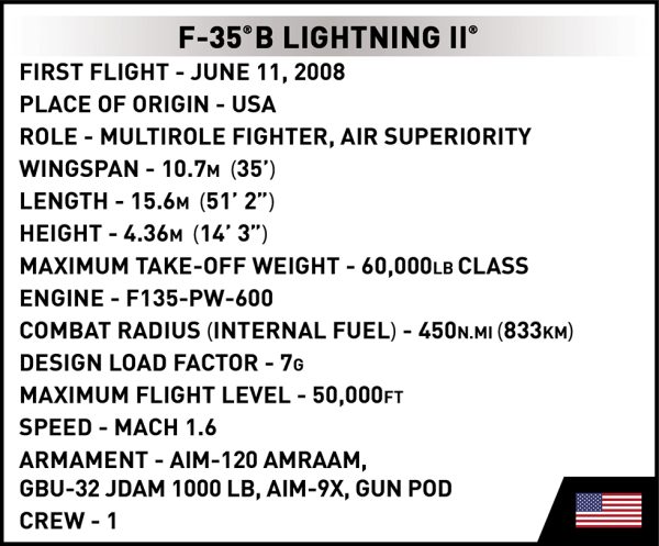 COBI 5830, F-35B Lightning II RAF