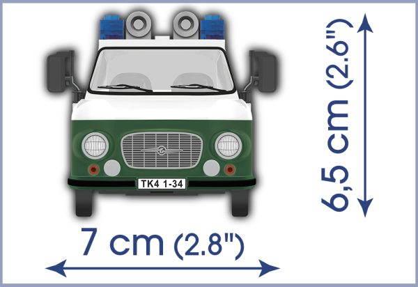COBI 24596, Barkas B1000, Politiewagen