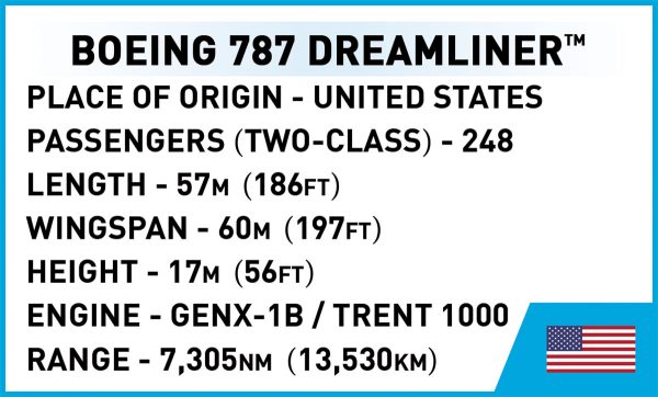 COBI 26603 Boeing 787-8