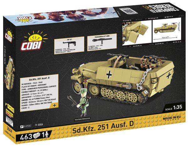 COBI 3049 Sd. Kfz. 251 Ausf. D.