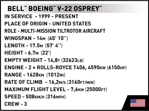 COBI 5835 Bell Boeing V-22 OS