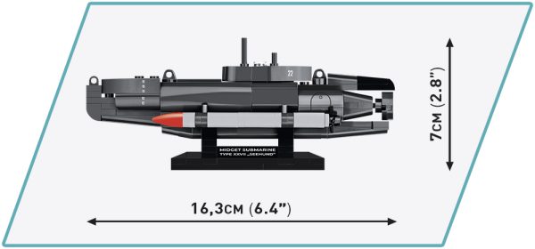 COBI 4846 U-Boat XXVII "Seehund"