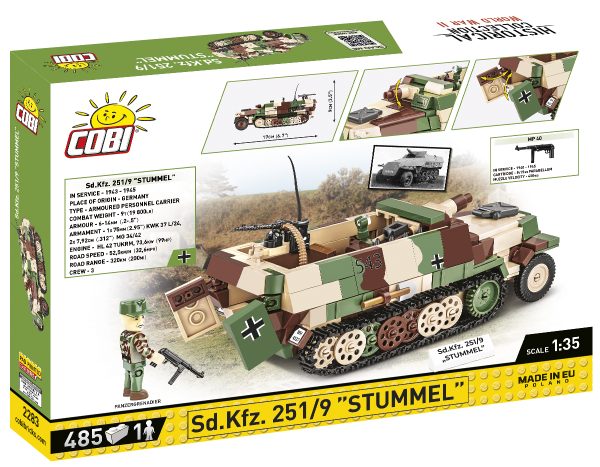 COBI 2283 Sd Kfz 251/9 "Stummel"