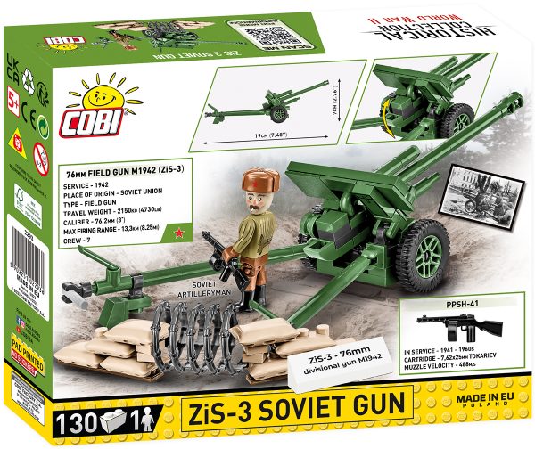 COBI 2293 76-MM Divisional Gun M1942 (ZIS-3)