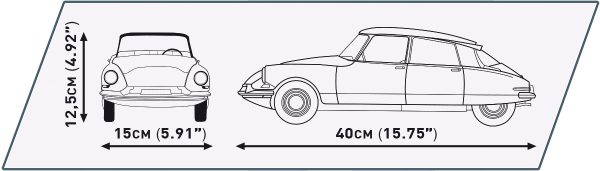 COBI 24350 1956 Citroën DS 19 Executive Edition