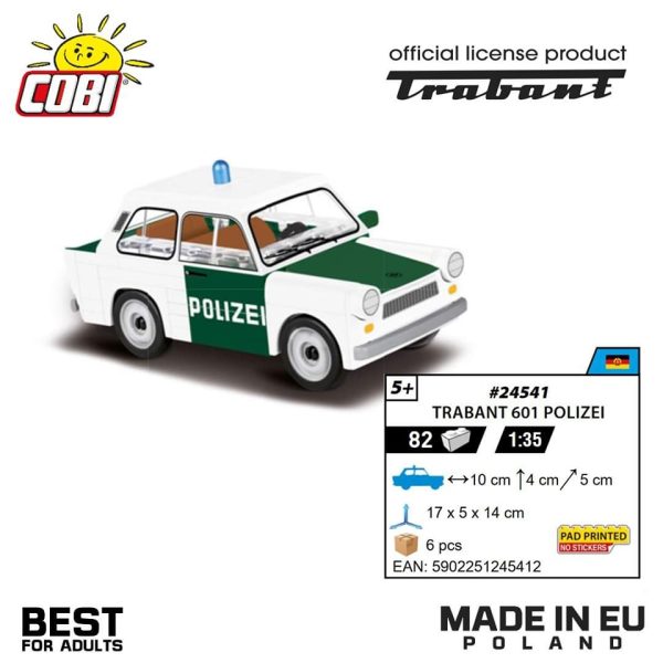 COBI 24541 Trabant 601 Polizei