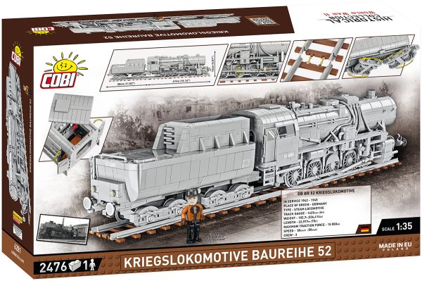 COBI 6281 Kriegslokomotive Baureihe 52