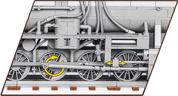 COBI 6281 Kriegslokomotive Baureihe 52