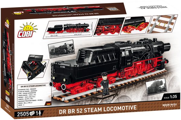 COBI 6282 DRB Class 52 Steam Locomotive