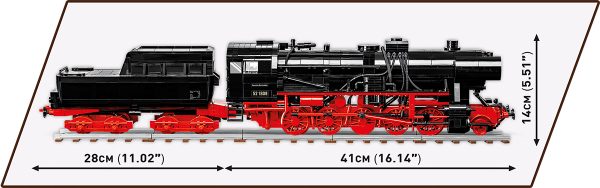 COBI 6282 DRB Class 52 Steam Locomotive