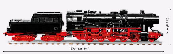 COBI 6282 DRB Class 52 Steam Locomotive