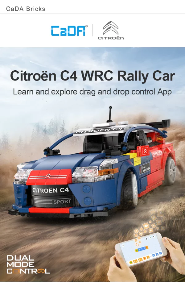 CaDA C51078W Citroën C4 WRC Rally auto 2008