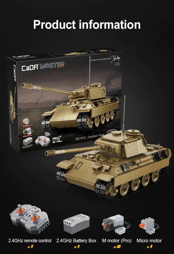 CaDA C61073W Panther Tank