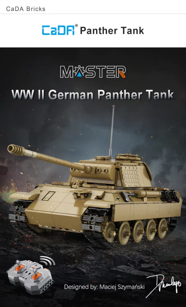 CaDA C61073W Panther Tank