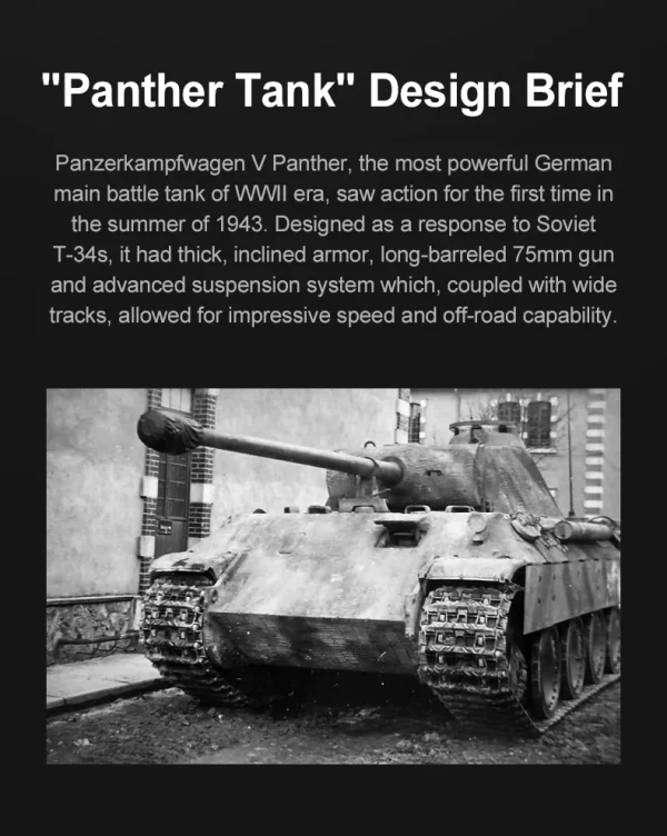 CaDA C61073W Panther Tank