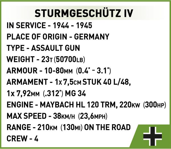 COBI 2576 Sturmgeschutz