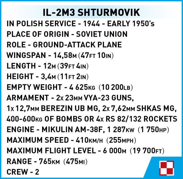 COBI 5744 Ilyushin IL-2 Shturmovik mwp 623