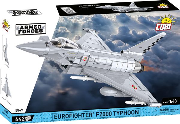 COBI 5849 Eurofighter Typhoon Italian Air Force