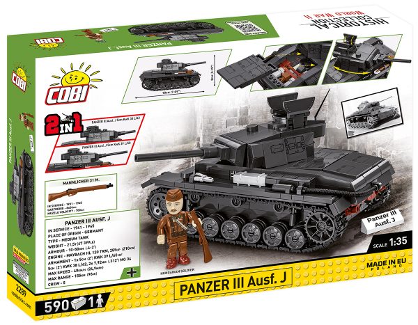 COBI 2289 Panzer III Ausf. J