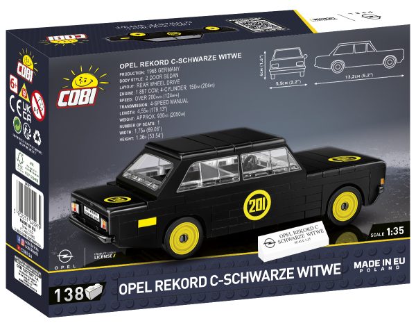 COBI 24597 Opel Rekord C. Schwarze Witwe