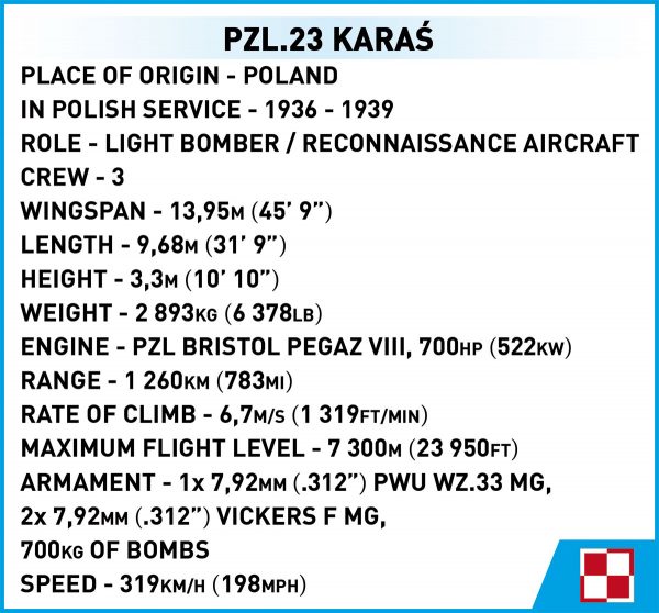 COBI 5751 PZL 23 Karas