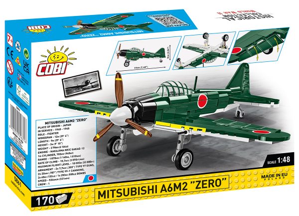 COBI 5861 Mitsubishi A6M2 Zero