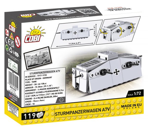 COBI 3094 Sturmpanzerwagen A7V