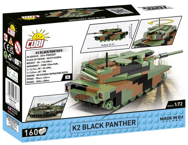 COBI 3107 K2 Black Panther