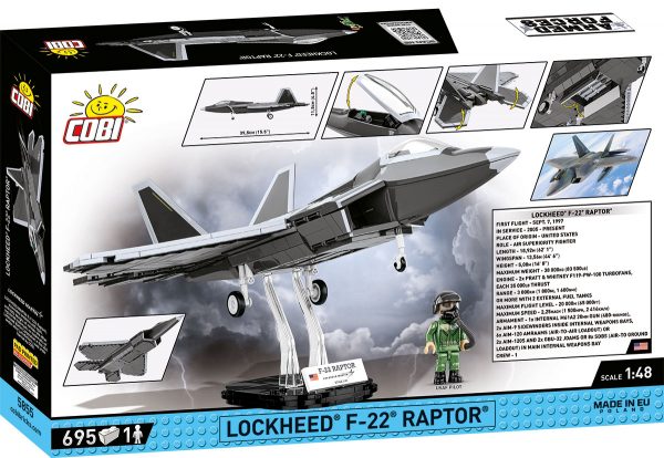 COBI 5855 Lockheed F-22 Raptor