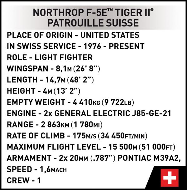 COBI 5857 Northrop F-5E Tiger