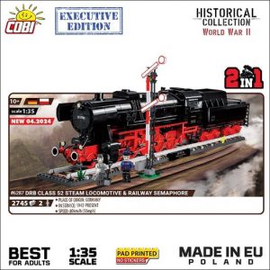 COBI 6287 DRB Class 52 Steam Locomotive & Railway Semaphore