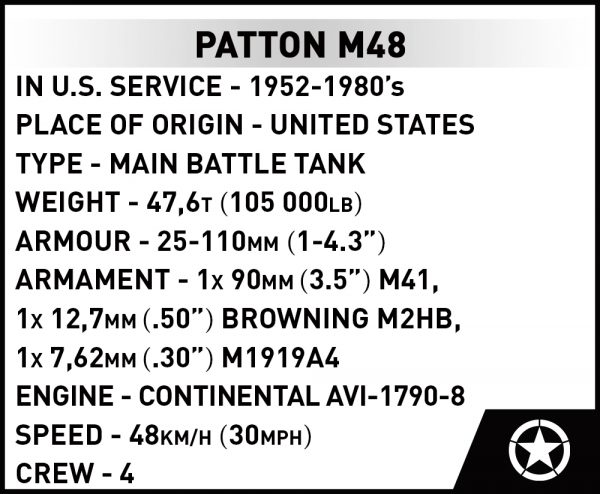 COBI 3104 Patton M48