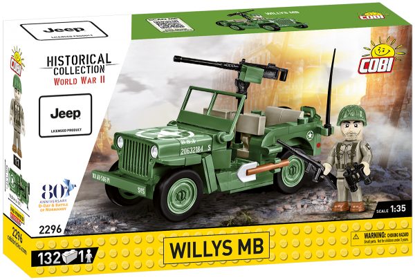 COBI 2296 Jeep Willy's MB & M2 Gun