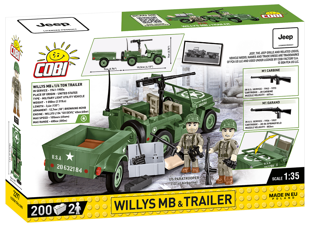 COBI 2297 Set Mattoncini Costruzione Militare, 200 Pezzi, Per Bambini 7+ Anni, Prodotto In UE