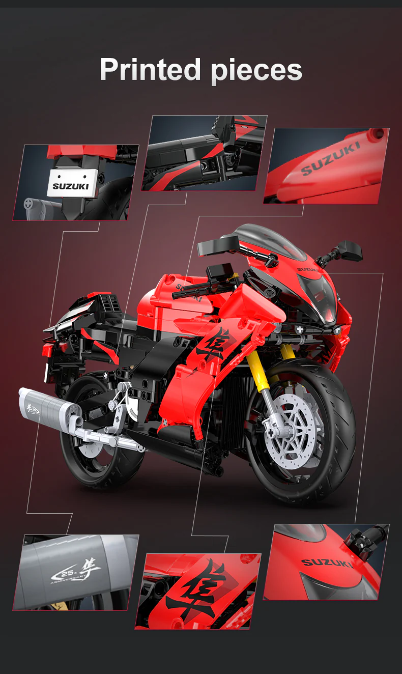 CaDA C64051W SUZUKI Hayabusa - Snoopy's Brick Shop