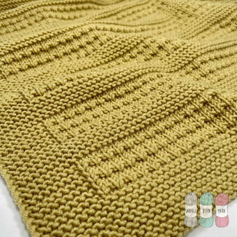 How to knit the “Harvey” Baby Blanket [Free Video Tutorial & Written Pattern!]